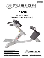 Fusion FZ-8 Owner'S Manual preview