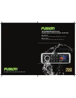 Предварительный просмотр 1 страницы Fusion MS-AV700 User Manual