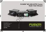 Preview for 1 page of Fusion MS-UD/AV755 Series Quick Start Manual