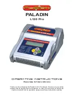 Fusion PALADIN L120 Pro Operating Instructions Manual предпросмотр