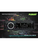 Preview for 1 page of Fusion RV-CD800 Instruction Manual