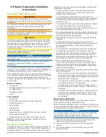 Preview for 2 page of Fusion XS series Installation Instructions Manual