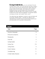 Preview for 2 page of FusionJuicer SLH90 Owner'S Manual