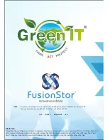 Preview for 78 page of Fusionstor INVENTO i737e SERIES Manual