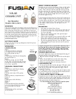 Preview for 1 page of Fuslon 24513 User Manual