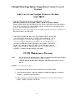 Preview for 6 page of Fuslon PROSPOTfitness FS-150 Owner'S Manual