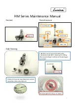 Fuso Seiki Lumina HM Series Maintenance Manual preview