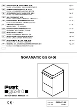 Fust Gastro Novamatic GS G400 Installation, Operation And Maintenance Manual предпросмотр