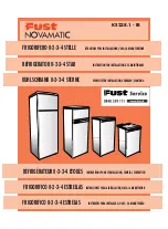 Fust NOVAMATIC KS238.1-IB Instructions For Installation, Use, Maintenance preview