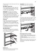 Предварительный просмотр 47 страницы Fust NOVAMATIC KSTF269-IB User Manual