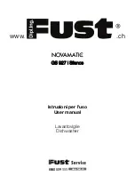 FUST NOVAMATIC GS 927 i Silence User Manual preview