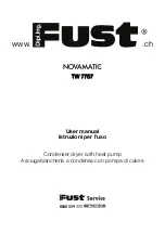 FUST Novamatic TW 7757 User Manual preview