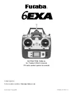 FUTABA 6EXA Instruction Manual предпросмотр