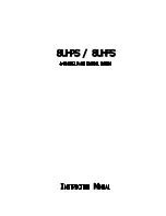 FUTABA 8UHFS Instruction Manual preview