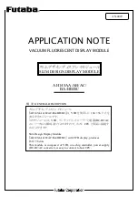 FUTABA AH145AA Application Note предпросмотр