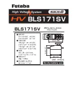 FUTABA BLS171SV Manual preview