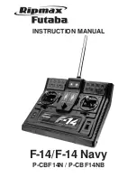 FUTABA F-14 Navy Instruction Manual preview