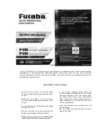 Preview for 1 page of FUTABA FP-G134 Instruction Manual