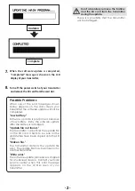 Предварительный просмотр 2 страницы FUTABA FX-3/FMT-01 Software Update