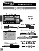 Предварительный просмотр 8 страницы FUTABA GV-1 Instruction Manual