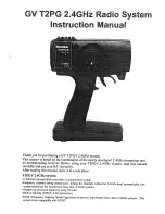 FUTABA GV T2PG Instruction Manual предпросмотр