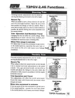 Preview for 13 page of FUTABA GV T2PG Instruction Manual