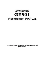 Preview for 2 page of FUTABA GY501 Instruction Manual