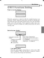 Preview for 15 page of FUTABA GY611 Instruction Manual