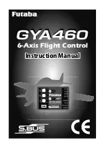 FUTABA GYA460 Instruction Manual предпросмотр