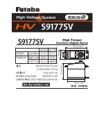 FUTABA HV S9177SV Quick Start Manual preview