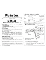 Preview for 1 page of FUTABA MCR-4A Manual