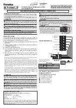 FUTABA R3106GF Manual preview