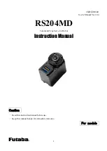 Preview for 1 page of FUTABA RS204MD Instruction Manual