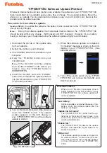 Preview for 1 page of FUTABA T7PXR Software Update Method