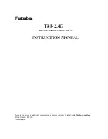 Preview for 1 page of FUTABA T8J-2.4G Instruction Manual