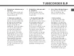 Preview for 9 page of Futech TUBECORDER 5.9 Quick Manual