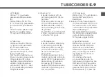 Preview for 21 page of Futech TUBECORDER 5.9 Quick Manual