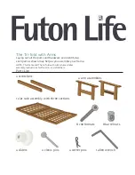 Futon Life Tri-fold with Arms Assembly Instructions preview