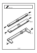 Preview for 6 page of Futon Narrow Chest of Drawers ST COD NRW V3 ROPO6325 Assembly Instructions Manual