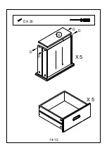 Preview for 15 page of Futon Narrow Chest of Drawers ST COD NRW V3 ROPO6325 Assembly Instructions Manual