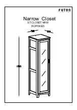 Futon ST CLOSET NRW ROPO6325 Assembly Instructions Manual preview