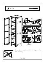 Preview for 22 page of Futon ST CLOSET NRW ROPO6325 Assembly Instructions Manual