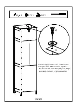 Preview for 23 page of Futon ST CLOSET NRW ROPO6325 Assembly Instructions Manual