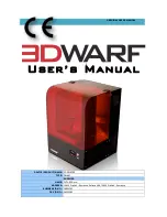 FUTUR3D 3Dwarf User Manual предпросмотр