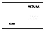 Preview for 20 page of Futura MCR1+ Operator'S Manual