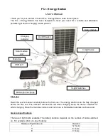 FuturaSun Energy Station Plus User Manual preview