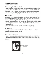 Preview for 3 page of Future Call FC-1204 Owner'S Manual And Operating Instructions