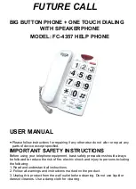 Future Call FC-4357 User Manual preview