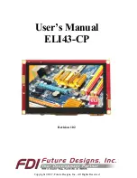 Preview for 1 page of Future Design ELI43-CP User Manual