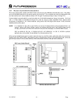 Preview for 16 page of Future Design MCT-MC 4.3 User Manual